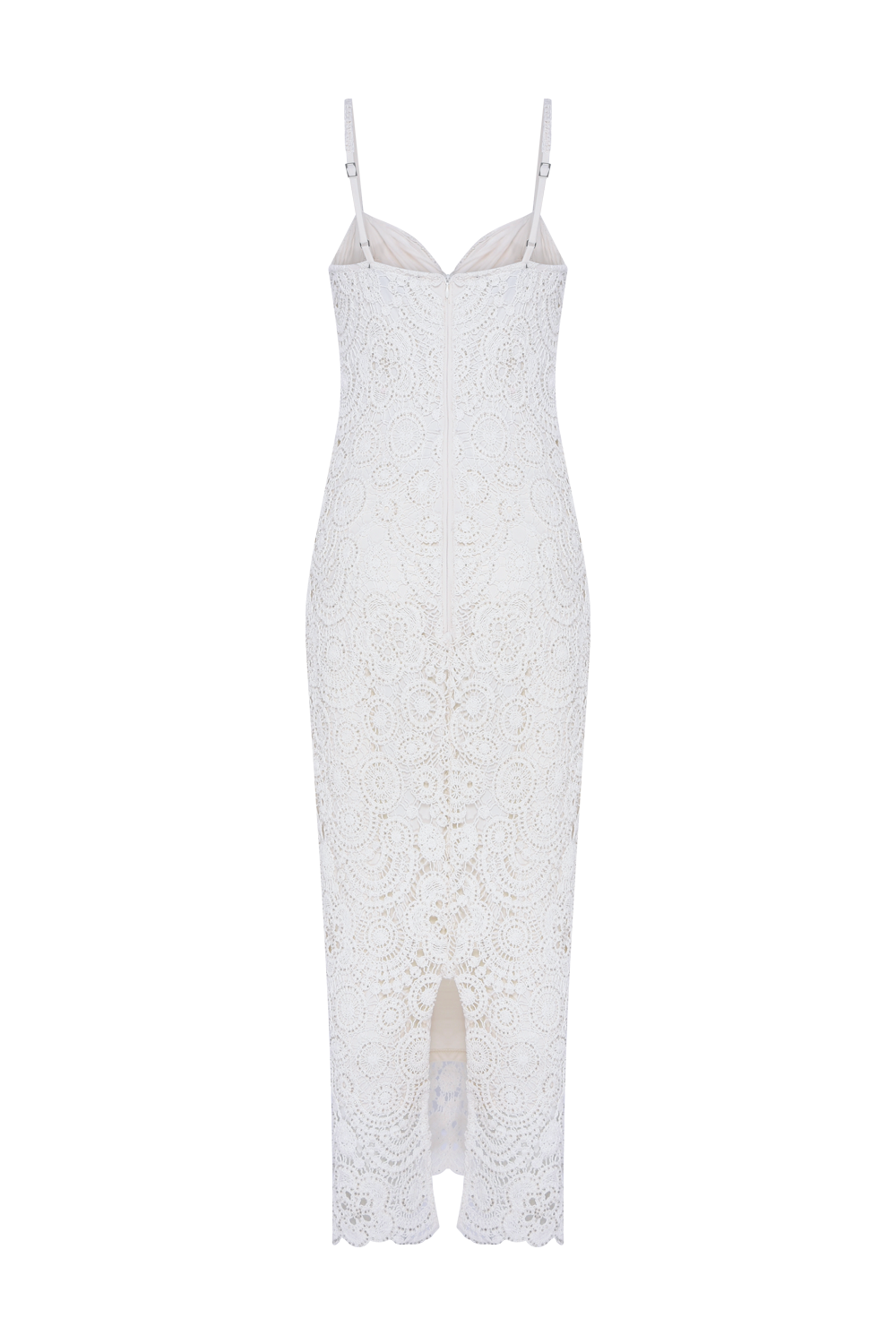 VESTIDO MIDI GAL EMBROIDERY OFF WHITE