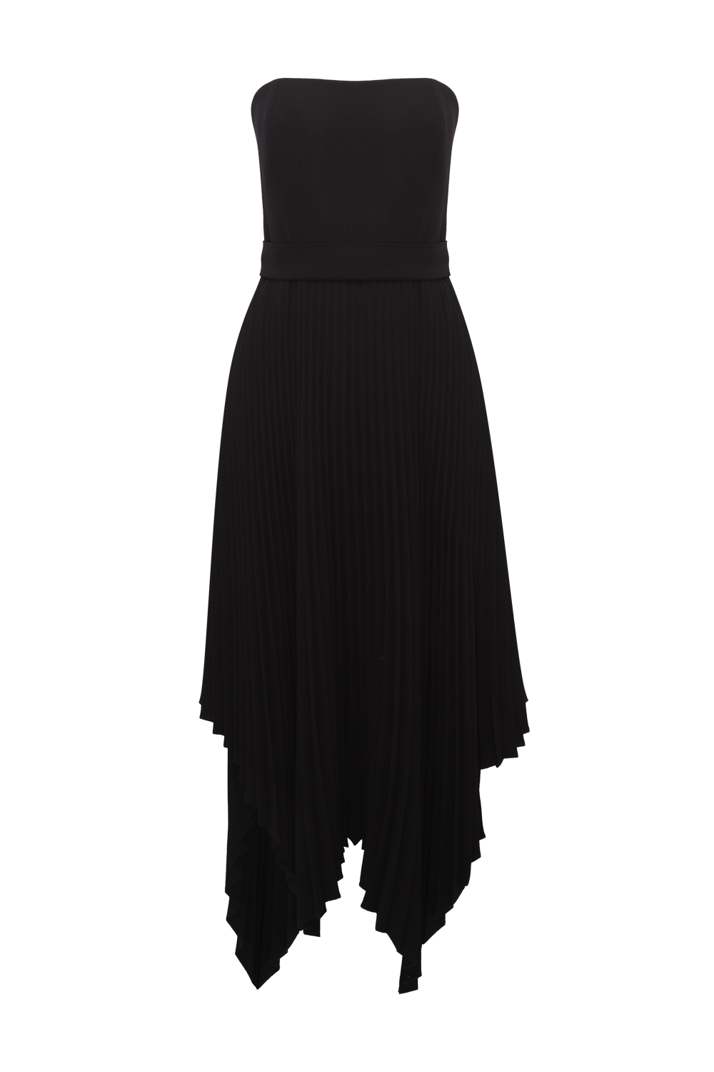 VESTIDO MIDI CREPE ALICE PRETO