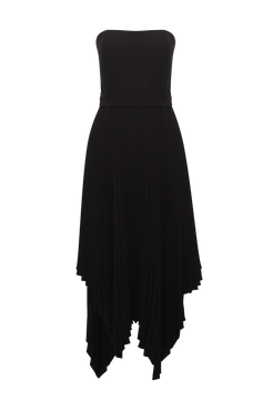 VESTIDO MIDI CREPE ALICE PRETO