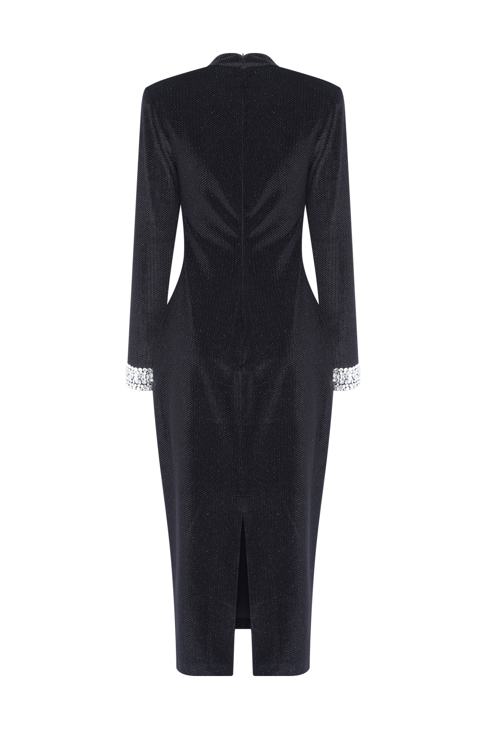 VESTIDO MIDI VELVET HELENA PRETO