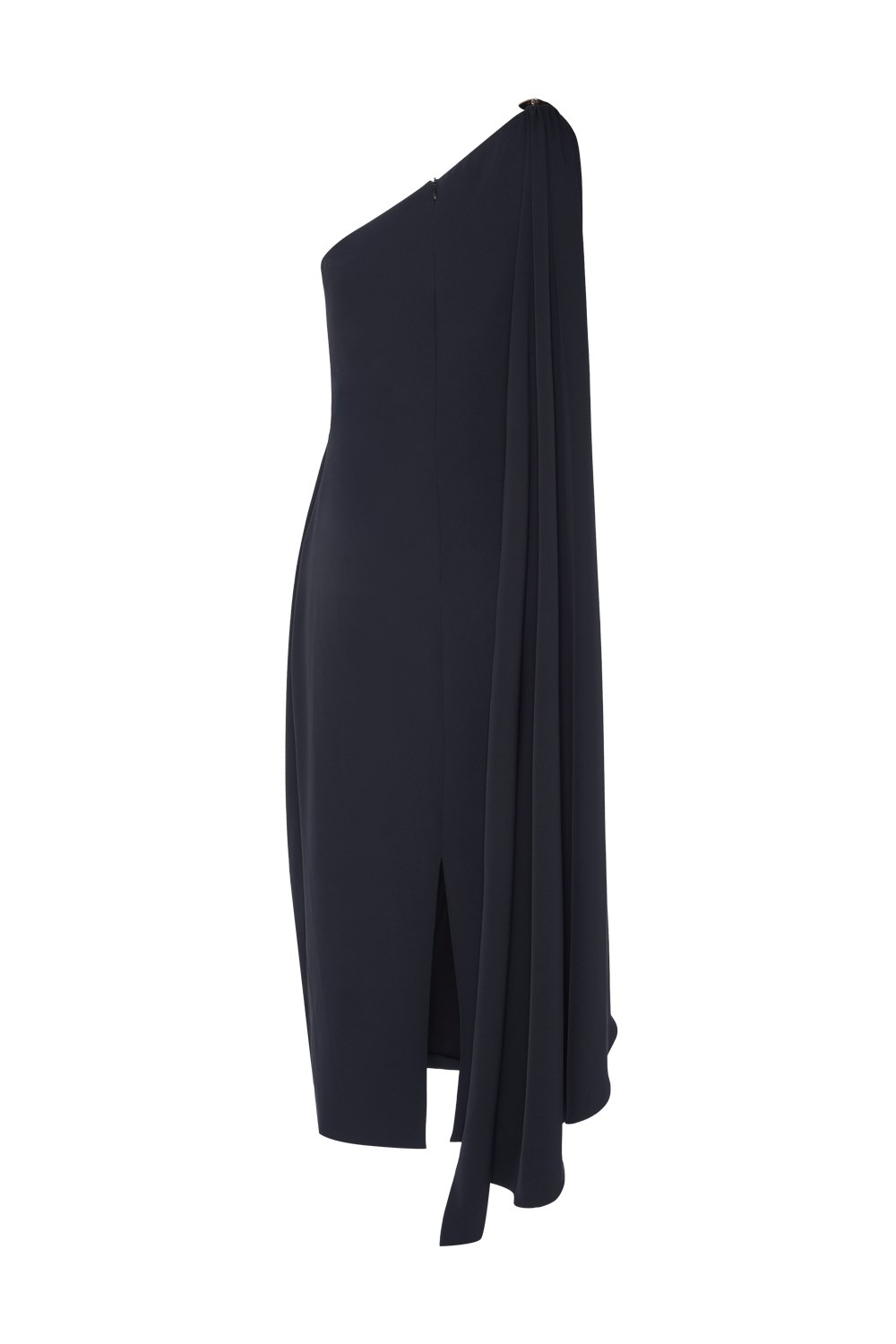 VESTIDO MIDI CREPE BERTHA PRETO