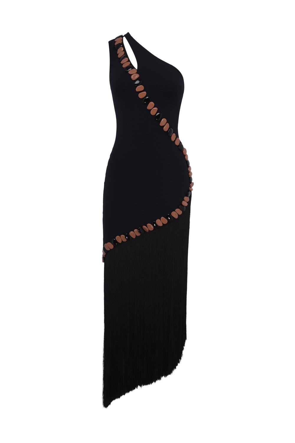 VESTIDO MIDI MALHA DELYA PRETO