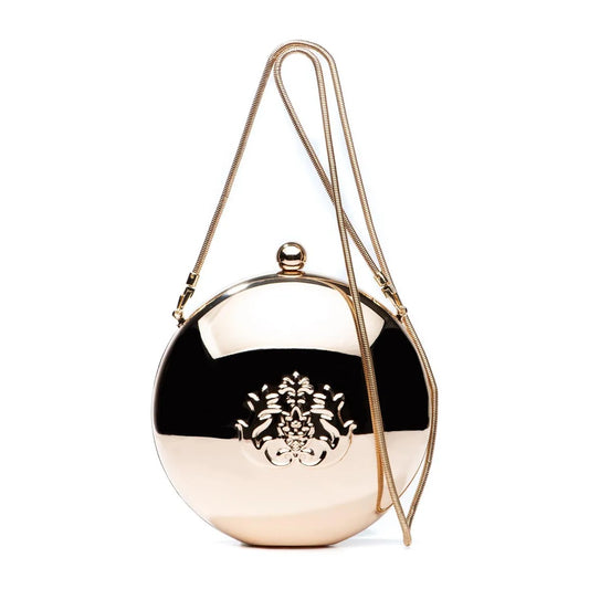 BOLSA CLUTCH MAXI ESFERA  OURO