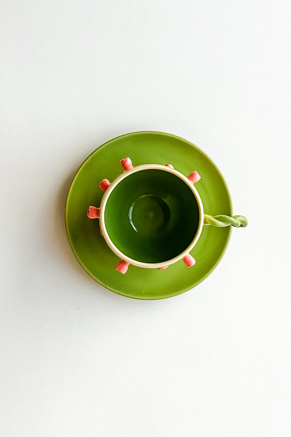 XICARA ROSIE  BEGE E VERDE