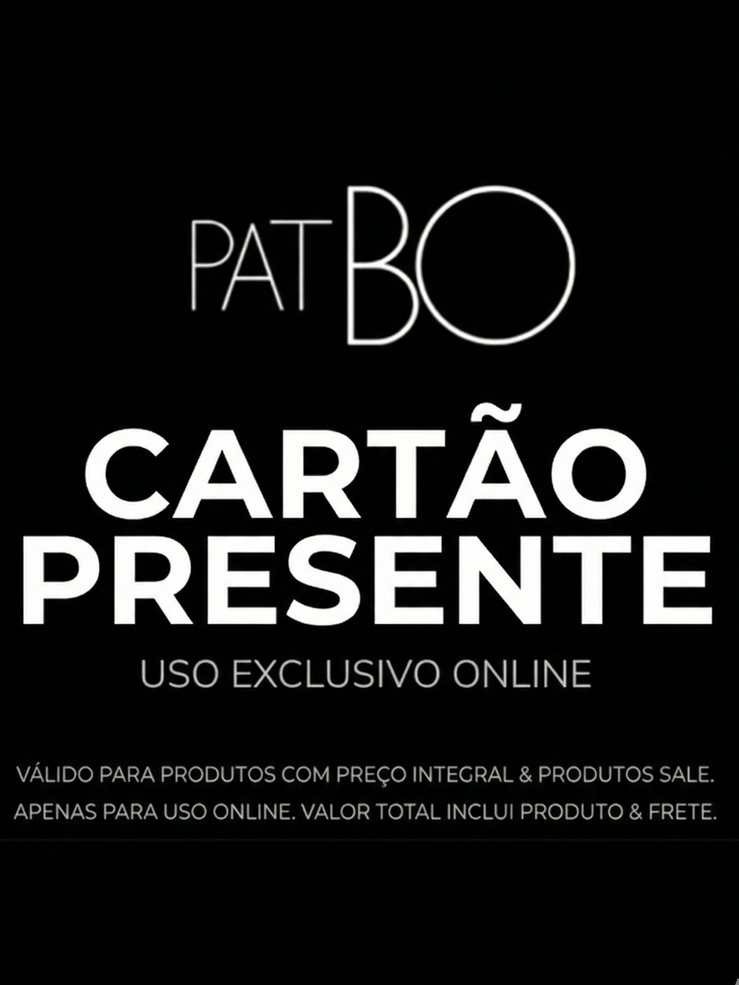PatBO Cartão-presente