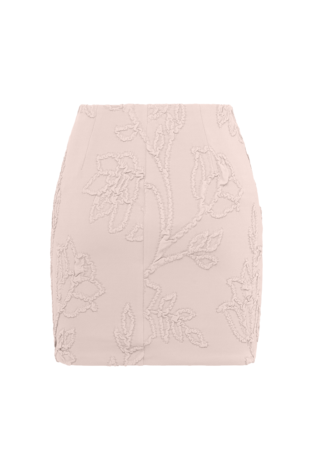 SAIA CURTA JACQUARD HAZEL BEGE