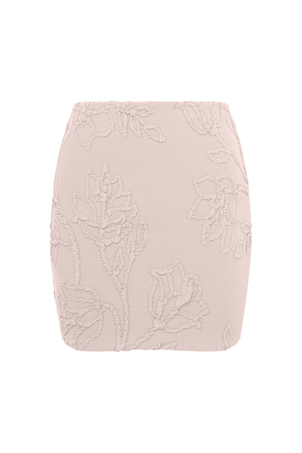 SAIA CURTA JACQUARD HAZEL BEGE